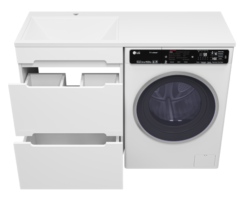 Тумба под раковину Misty Байкал Э-Бай06055-022Я 60х50 напольная цвет белый - фото 4