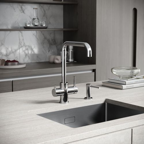 Смеситель для кухни Sancos Vela SC4013CH на мойку хром - фото 4