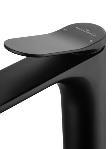 Смеситель Wonzon & Woghand WW-A40482-MB на раковину черный - фото 4