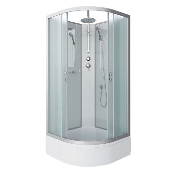 Душевая кабина Niagara Classic 33011424BKT 90х90 четверть круга без крыши ориентация универсальная