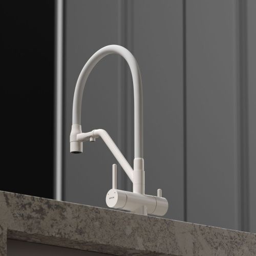 Смеситель для кухни Sancos Dora SC4003MW на мойку белый - фото 5
