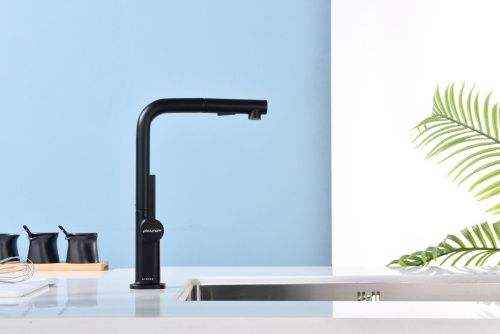 Смеситель для кухни Paulmark NEO Ne214419-AN на мойку черный - фото 2