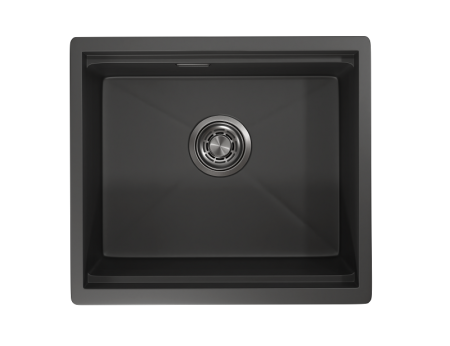 Кухонная мойка Granula Kitchen Space 5045U, ЧЕРНЫЙ МАТОВЫЙ 50х45 цвет черный поверхность матовая