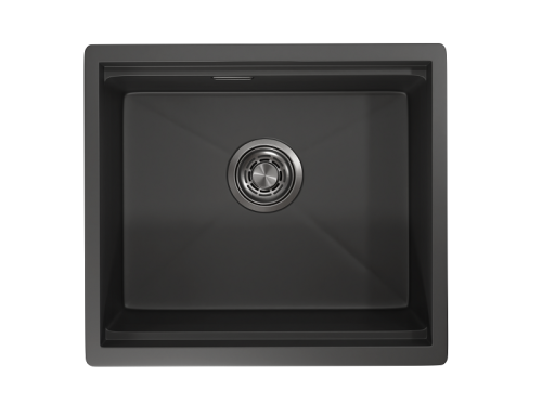 Кухонная мойка Granula Kitchen Space 5045U, ЧЕРНЫЙ МАТОВЫЙ 50х45 цвет черный поверхность матовая - фото 3