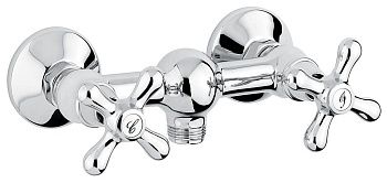 Смеситель для душа Emmevi Deco Classic 12002/CO настенный хром/золото