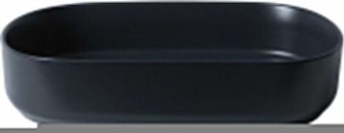 Раковина керамическая Allen Brau Fantasy 4.11022.31 60х40 накладная цвет черный без отверстий под смеситель - фото 2