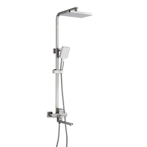 Душевая стойка Shevanik S7036L настенная цвет серый - фото 2