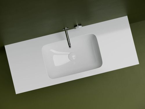 Раковина из сантехнического фарфора Ceramica Nova ELEMENT CN7018 50х40 встраиваемая цвет белый без отверстий под смеситель - фото 5