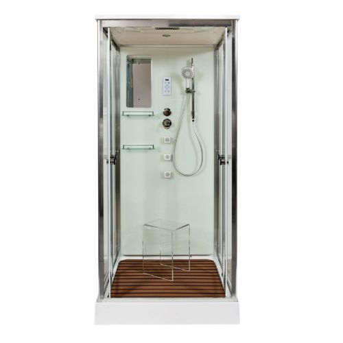 Душевая кабина AvaCan V8015 80х80 квадратная с крышей ориентация универсальная - фото 5