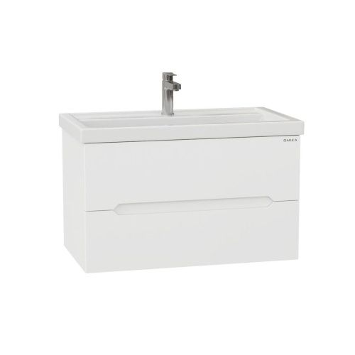 Тумба под раковину Onika Айленд 108060 80х50 подвесная цвет белый