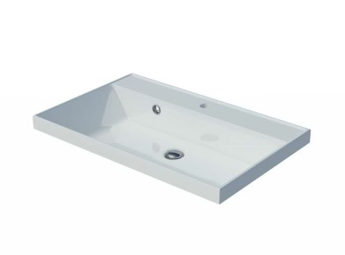 Тумба под раковину Stella Polar Ундина SP-00001060 70х40 подвесная цвет белый/коричневый - фото 4