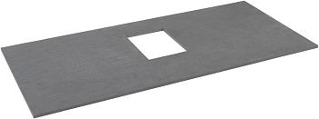 Столешница Allen Brau Infinity 1.21012.GR-S 100х50 накладная цвет серый