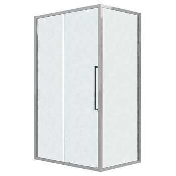 Душевой уголок Grossman Cosmo 120.K33.02.1380.10.02 130х80 стекло текстурное профиль хром без поддона