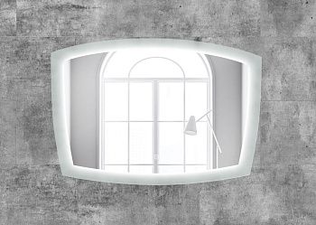 Зеркало с подсветкой и антизапотевателем Art&Max ROMA AM-Rom-1000-700-DS-F 100х70 подвесное