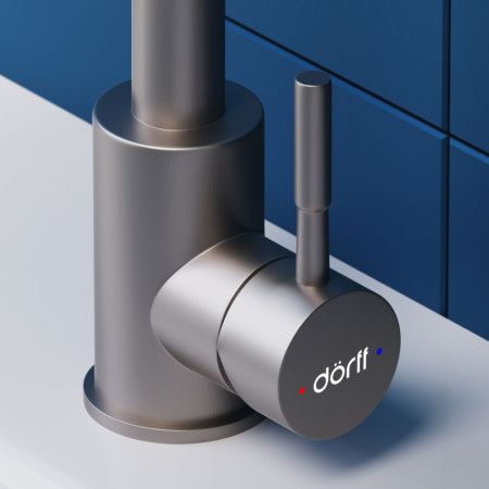 Смеситель Dorff Logic SS D3002101SS на раковину нержавеющая сталь