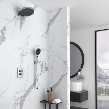 Душевая система Vincea Inspire VSFW-3I21MT1CH встраиваемая в стену цвет хром с термостатом