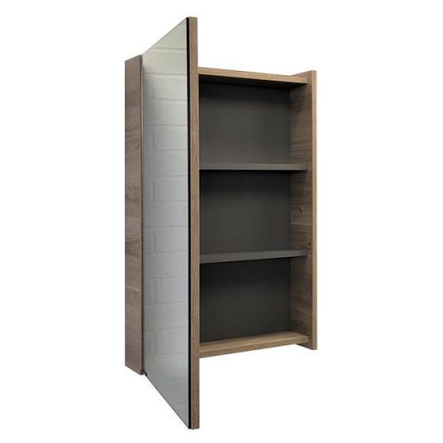 Зеркало-шкаф Comforty Дуэт 00-00009923CF 50х80 подвесной цвет коричневый - фото 4