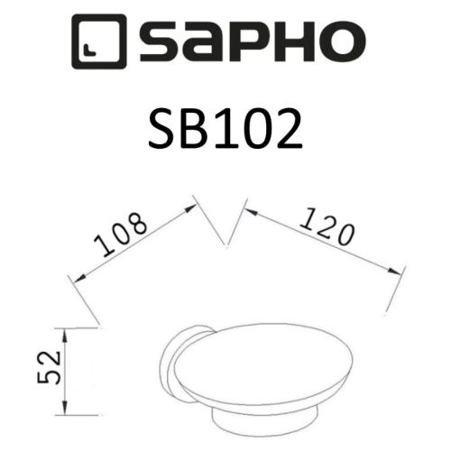 Мыльница Sapho SAMBA SB102 - фото 2