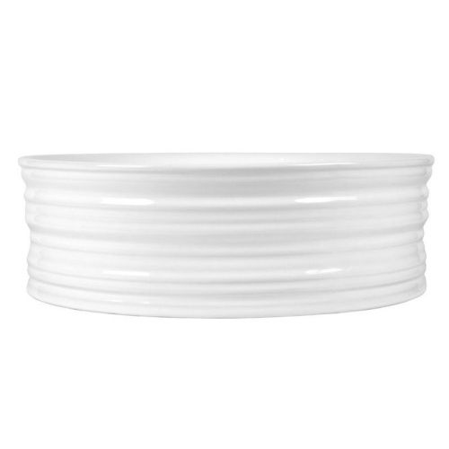 Раковина из сантехнического фарфора Bond Circle S60-410 40х40 накладная цвет белый без отверстий под смеситель - фото 2