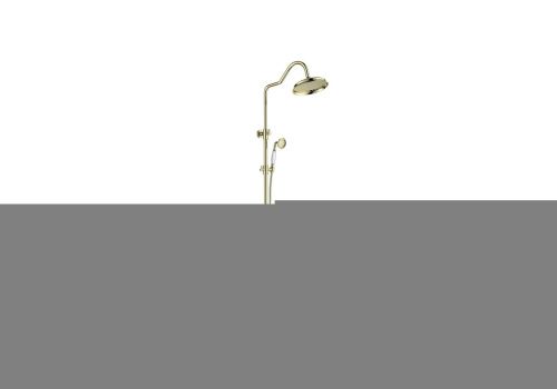 Душевая стойка Aquatek КЛАССИК AQ2563PG настенная цвет золото с термостатом - фото 2
