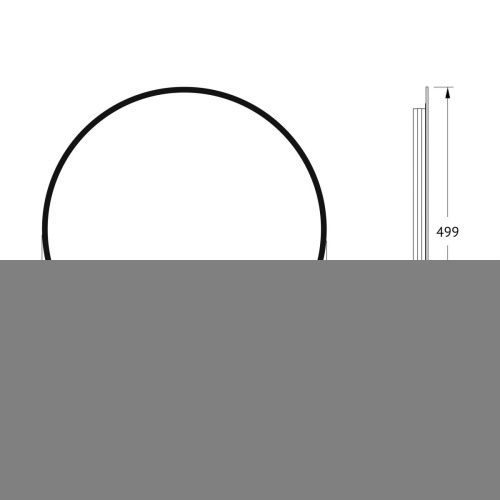Зеркало с подсветкой Defesto AURA DF 2992 50х50 подвесное - фото 2