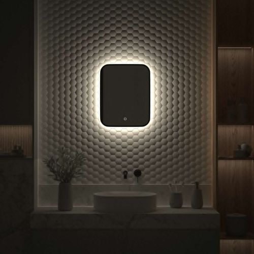 Зеркало с подсветкой Defesto AURA DF 2961S 40х50 подвесное - фото 5