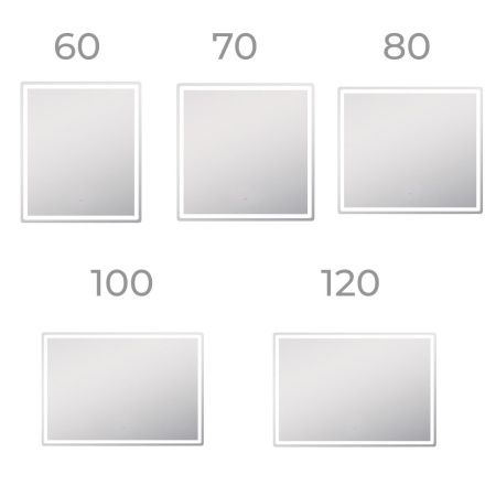 Зеркало Vigo Geometry Comfort 58 60х70