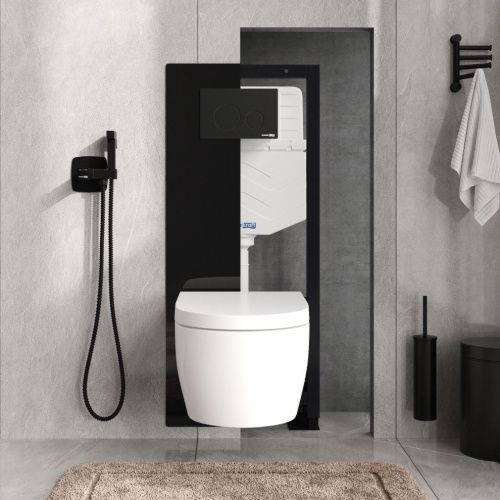 Инсталляция для унитаза WasserKRAFT Glan 66TLT.010.ME.BL.MB02 - фото 4