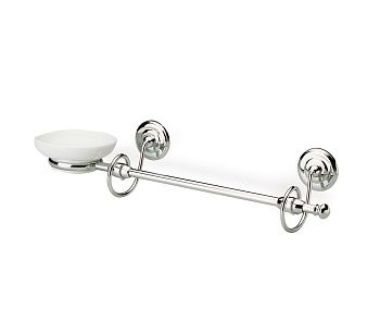 Полотенцедержатель + мыльница Stil Haus Idra I69(08-BI)