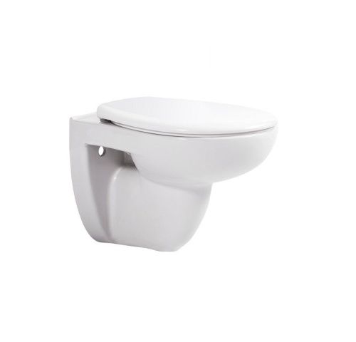 Унитаз подвесной Aquatek КАИР AQ1170-00 белый с сиденьем микролифт безободковый смыв торнадо