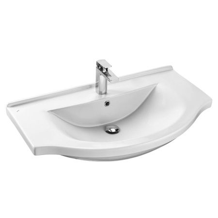 Тумба под раковину Stella Polar Кармела ольха SP-00000175 90х30 напольная цвет белый