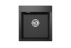 Кухонная мойка Granula 4701, ТУРМАЛИН 45х50 цвет черный поверхность матовая