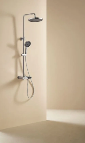 Душевая стойка Arrow AMG13SH868ACP настенная цвет хром с термостатом - фото 3