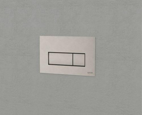 Клавиша смыва механическая Vitra Root Square 740-2395 цвет никель - фото 2