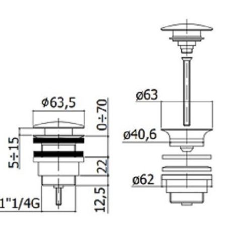 Смеситель Paffoni ZSCA050CR на раковину хром