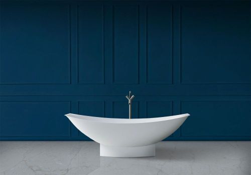 Ванна из искусственного камня Abber Stein AS9610 180х80 отдельностоящая прямоугольная с ножками - фото 2