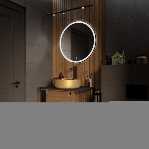 Раковина из сантехнического фаянса Grossman GR-5010GG 40х40 накладная цвет золото - фото 3