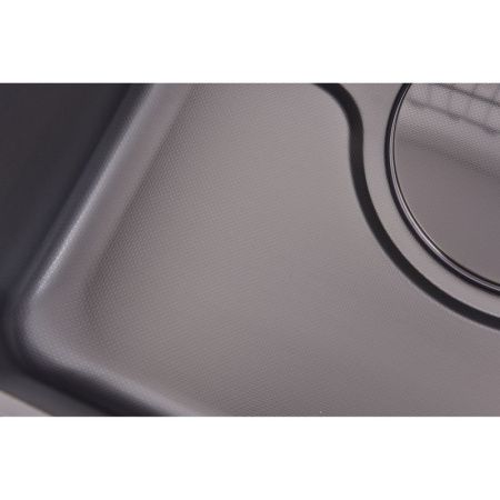 Кухонная мойка Fmark FSC7846Q 80х45 цвет серый поверхность матовая