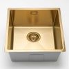 Кухонная мойка Grandex Aqua PROLINE 44 3034131 45х45 цвет золото поверхность матовая