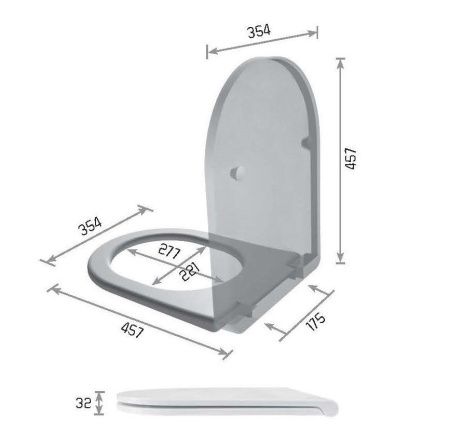 Крышка сиденье Galassia Dream 7330GM