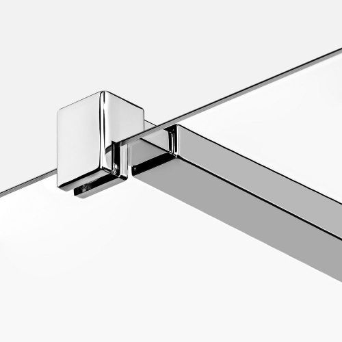 Душевая шторка на ванну New Trendy AVEXA EXK-1948 50х150 стекло прозрачное профиль хром ориентация универсальная - фото 3