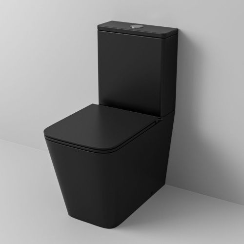 Унитаз напольный с бачком Grossman Торнадо GR-4418BMSQ черный с сиденьем микролифт безободковый смыв торнадо - фото 5