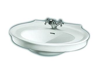 Раковина из сантехнического фаянса Hatria DOLCEVITA Y0EW01 80х60 подвесная цвет белый