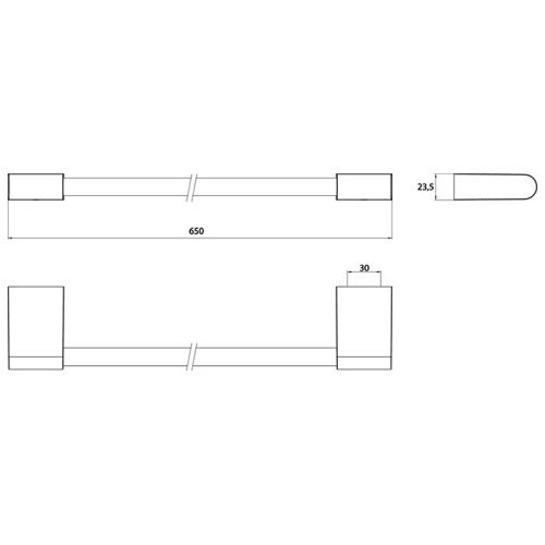 Полотенцедержатель Emco Flow 2760 001 60 - фото 2