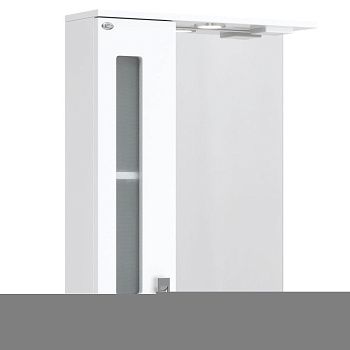 Зеркало-шкаф Onika Кристалл 205817 60х70 подвесной цвет белый