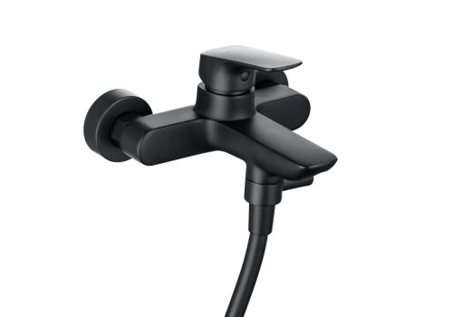 Смеситель для ванны Aquatek ВЕГА AQ1040MB настенный черный - фото 2