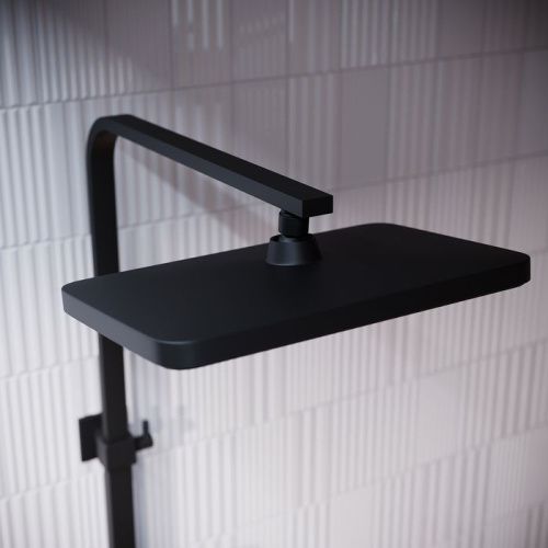 Душевая стойка Iddis Slide SLIBLBTi06 настенная цвет черный - фото 5