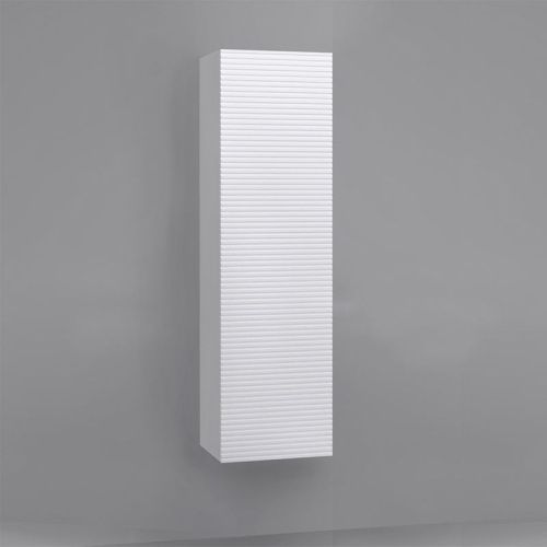 Шкаф-пенал Jorno KARAT Kar.04.130/P/W 30х130 подвесной цвет белый - фото 2