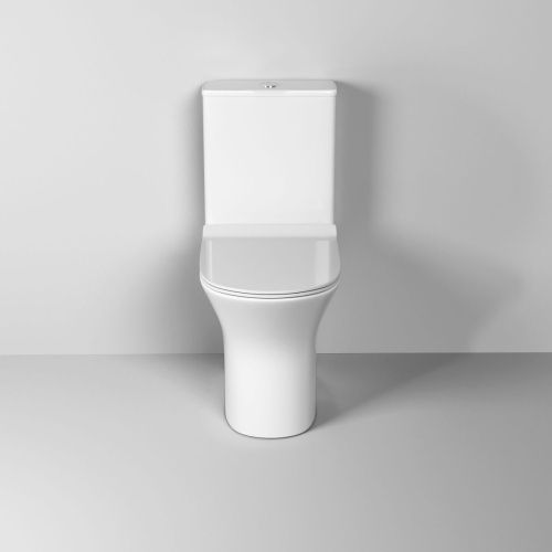 Унитаз напольный с бачком Grossman Classic GR-4465S белый с сиденьем микролифт безободковый каскадный смыв - фото 3