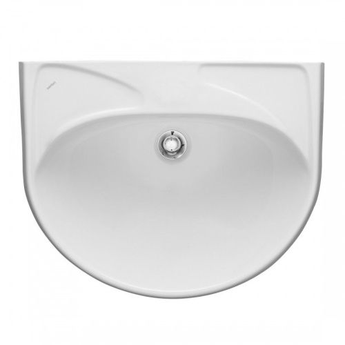 Раковина из сантехнического фарфора Santeri Вест 131118S0001B0 60х50 подвесная цвет белый - фото 2